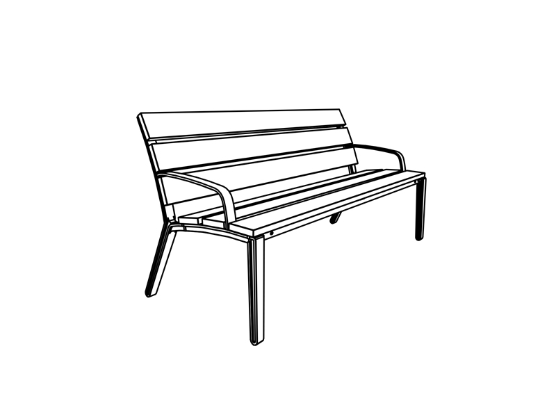 Bench Drawing at PaintingValley.com | Explore collection of Bench Drawing