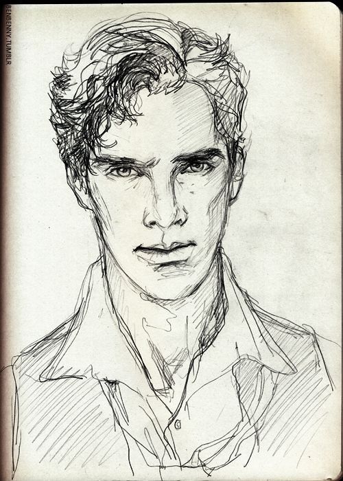 500x700 Benedict Cumberbatch Drawing Sherlock Inspirations Sherlock - Benedict Cumberbatch Drawing