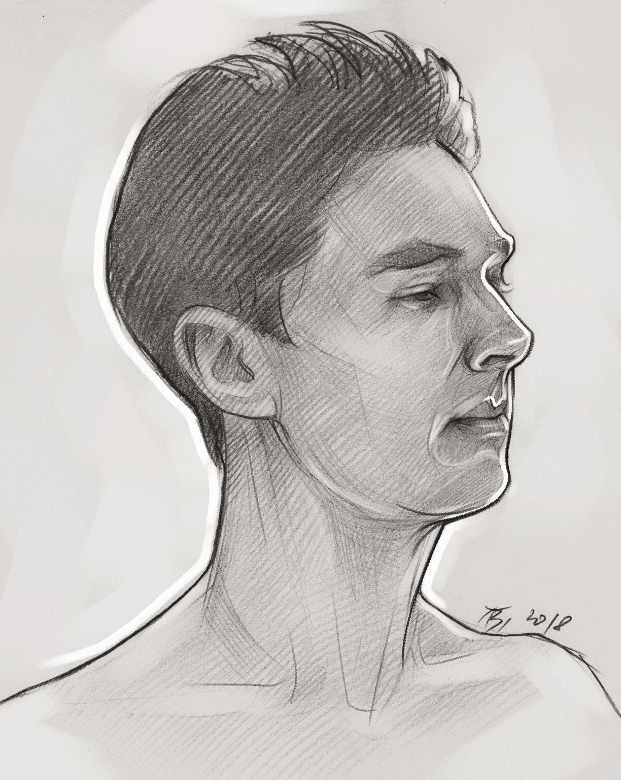 1224x1536 Patrickmelrose - Benedict Cumberbatch Drawing