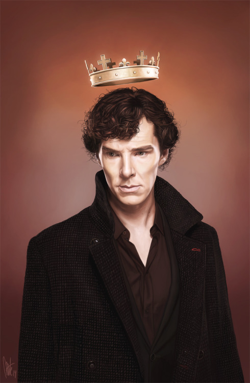 490x750 Sherlock Benedict Cumberbatch Digital Exercise In Patience Tilieke - Benedict Cumberbatch Drawing