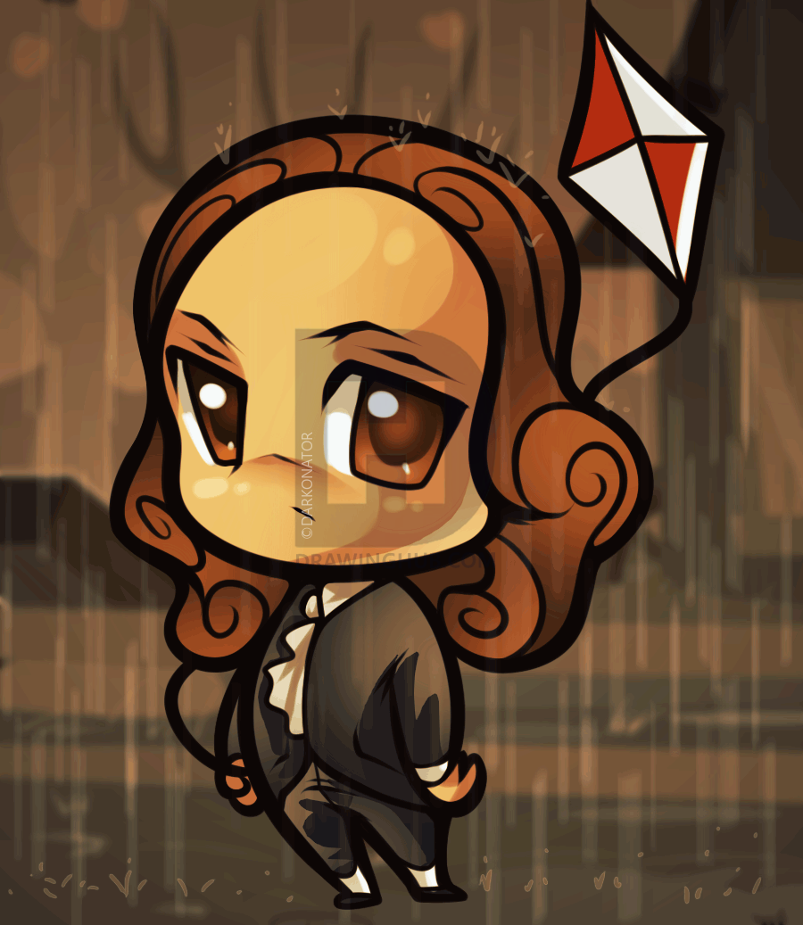 900x1037 how to draw chibi benjamin franklin, step - Benjamin Franklin Drawing