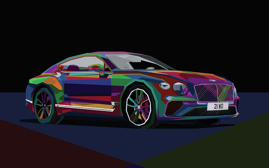 900x562 bentley continental gt drawing - Bentley Drawing