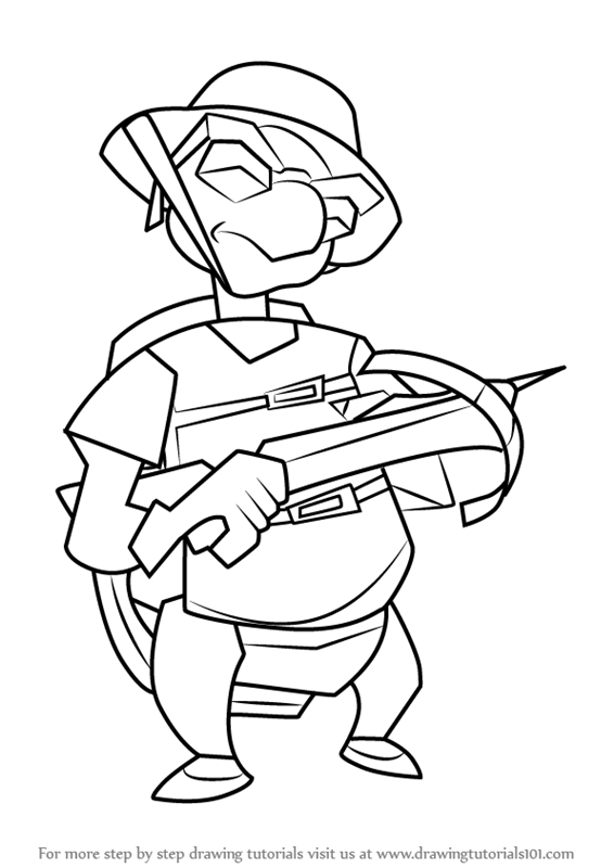 566x800 learn how to draw bentley from sly cooper - Bentley Drawing