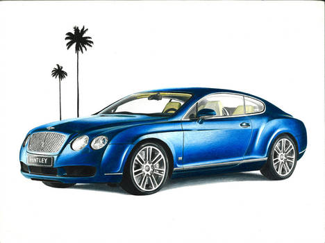 468x350 bentley continental gt drawing - Bentley Drawing