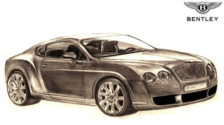 449x250 bentley continental gt drawing - Bentley Drawing