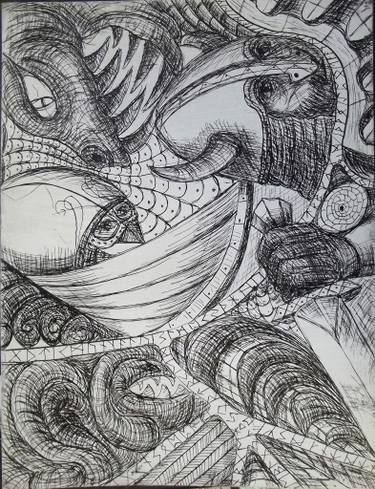 375x489 Beowulf Collection Saatchi Art - Beowulf Drawing