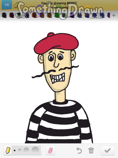 392x522  - Beret Drawing