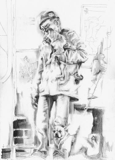 375x519 beret drawing - Beret Drawing