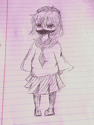 320x427 beret drawings on paigeeworld pictures of beret - Beret Drawing