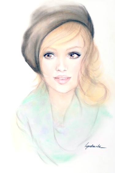 375x563 beret drawing - Beret Drawing