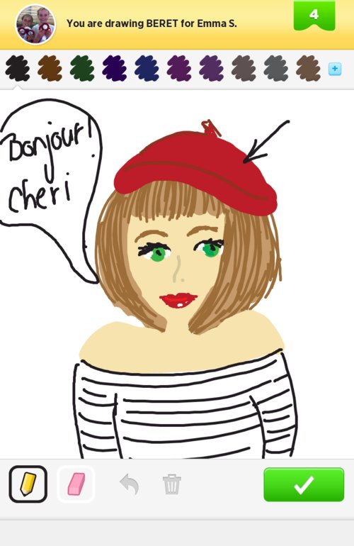 500x770 beret drawings - Beret Drawing