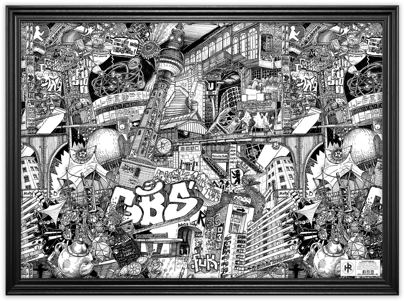 1675x1250 Urban Wearable Art - Berlin Drawing