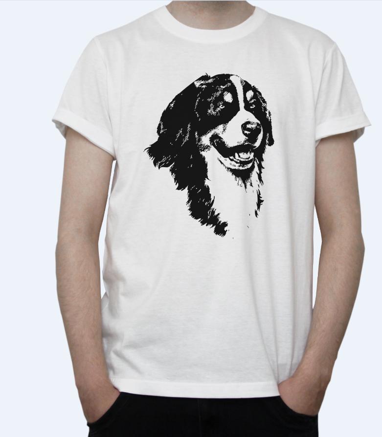 781x894 Bernese Mountain Dog Portrait T Shirt Bampw Drawing Cute Puppy - Bernese Mountain Dog Drawing