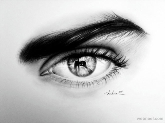 660x495 Eyes Best Pencil Drawing - Best Drawing Pictures