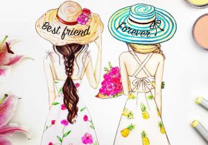 300x210 best friend sketches - Best Friend Drawings