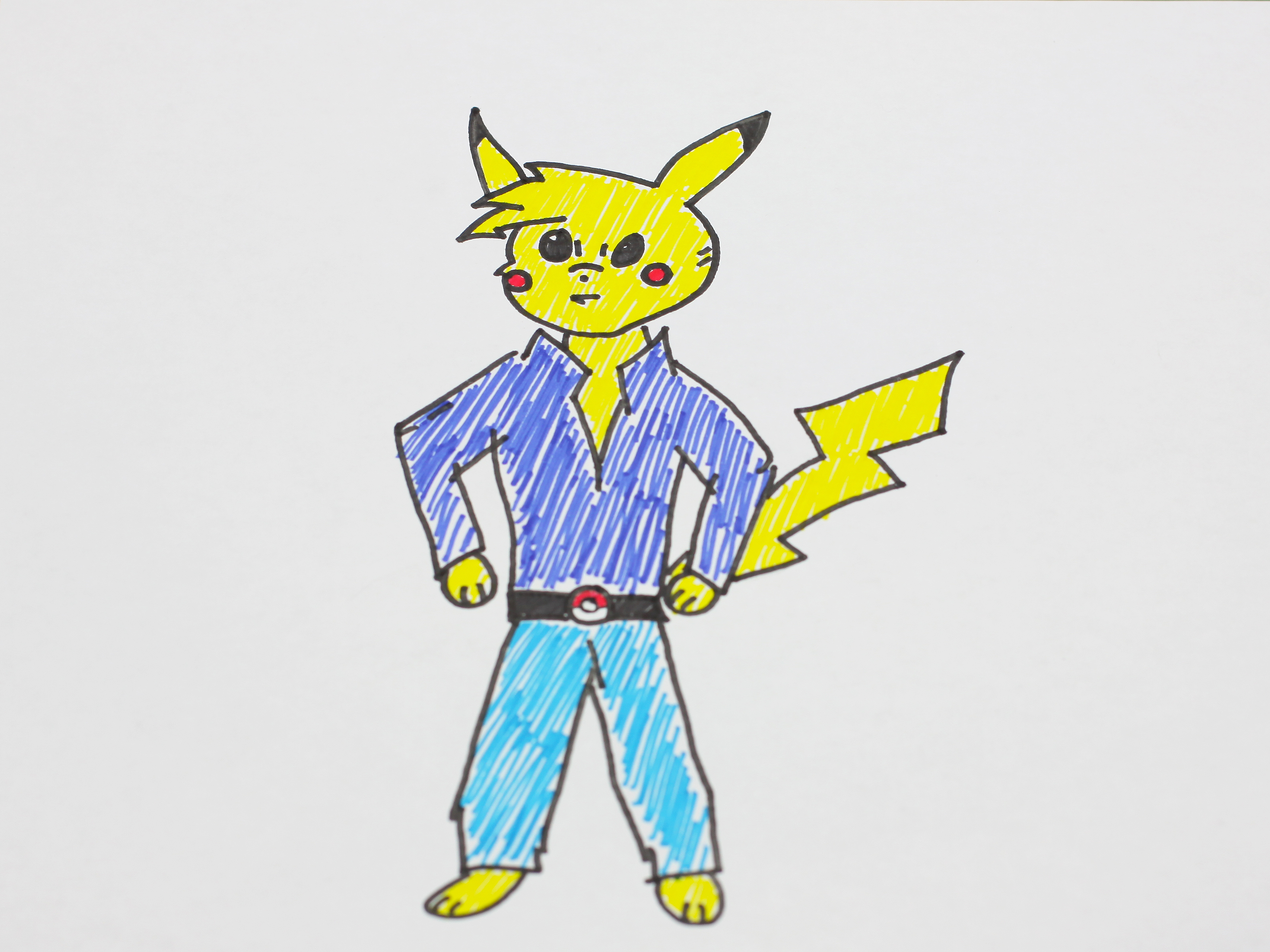 3200x2400 How To Draw A Gijinka Steps - Best Pokemon Drawing