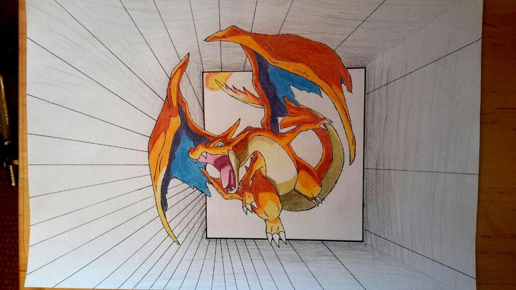 1024x576 Mega Charizard Y Drawing Amino - Best Pokemon Drawing