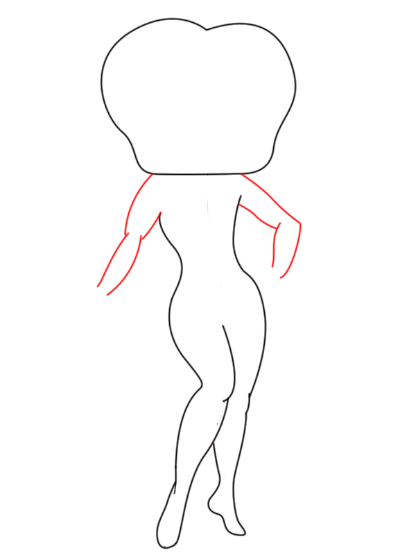 577x800 How To Draw Betty Boop - Betty Boop Drawings