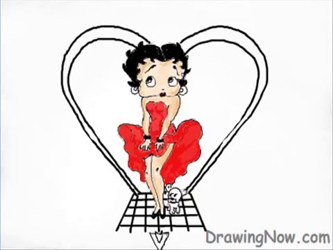 480x360 How To Draw Betty Boop - Betty Boop Drawings