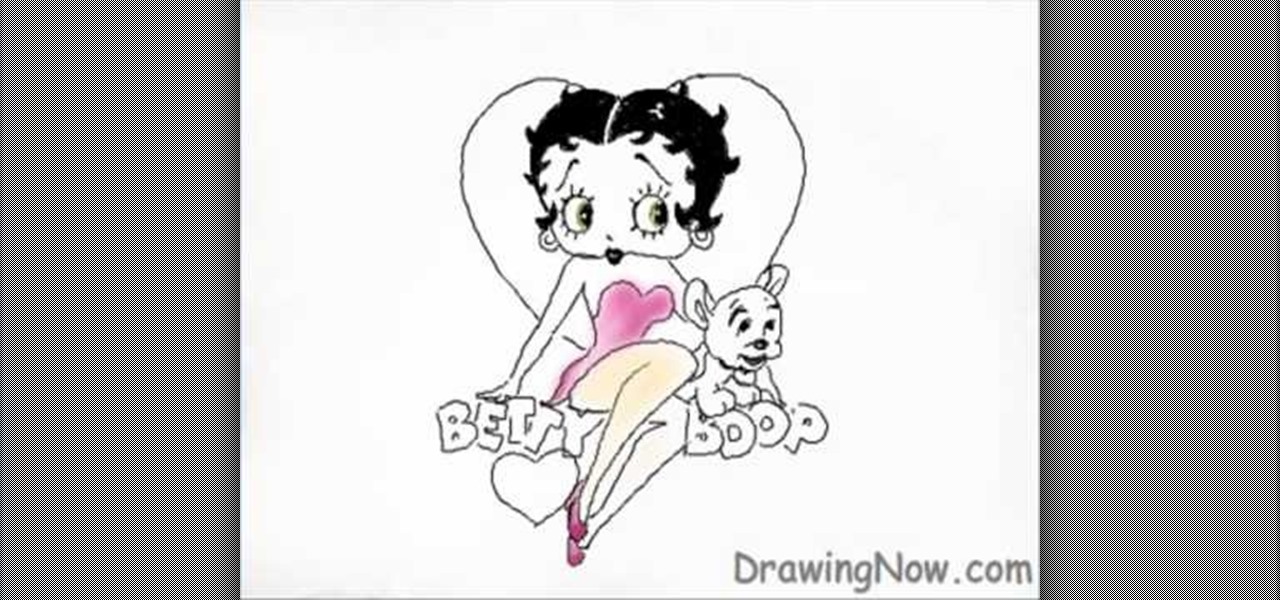 1280x600 how to draw betty boop drawing illustration wonderhowto - Betty Boop Drawings