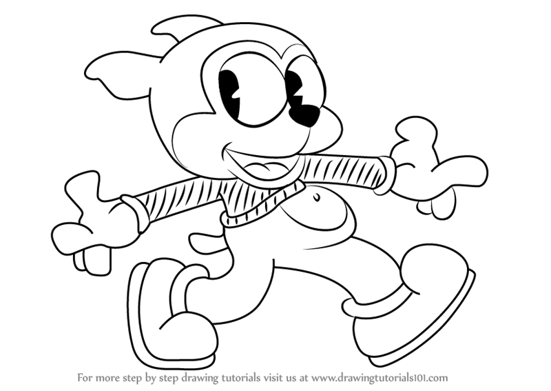 800x567 Learn How To Draw Bimbo The Dog - Betty Boop Drawings