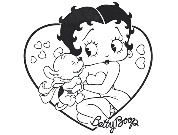 600x455 betty boop licensee style guide art on wacom gallery - Betty Boop Drawings