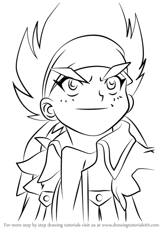 566x800 Learn How To Draw Johnny Mcgregor From Beyblade - Beyblade Drawing