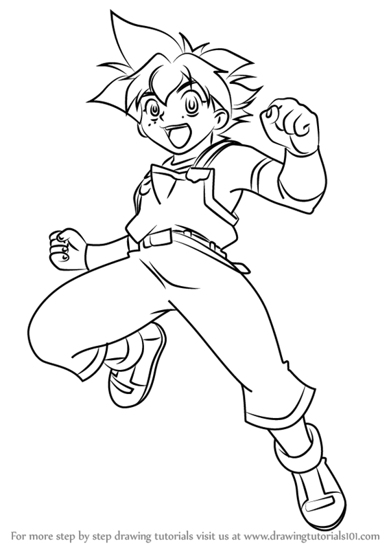 567x800 Learn How To Draw Max Tate From Beyblade - Beyblade Drawing