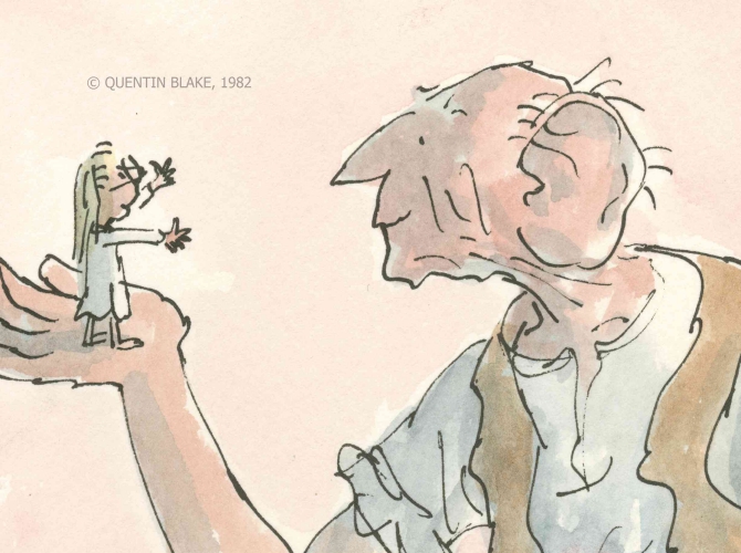 670x500 bafta winning actor katherine parkinson confirmed for roald dahl - Bfg Drawing