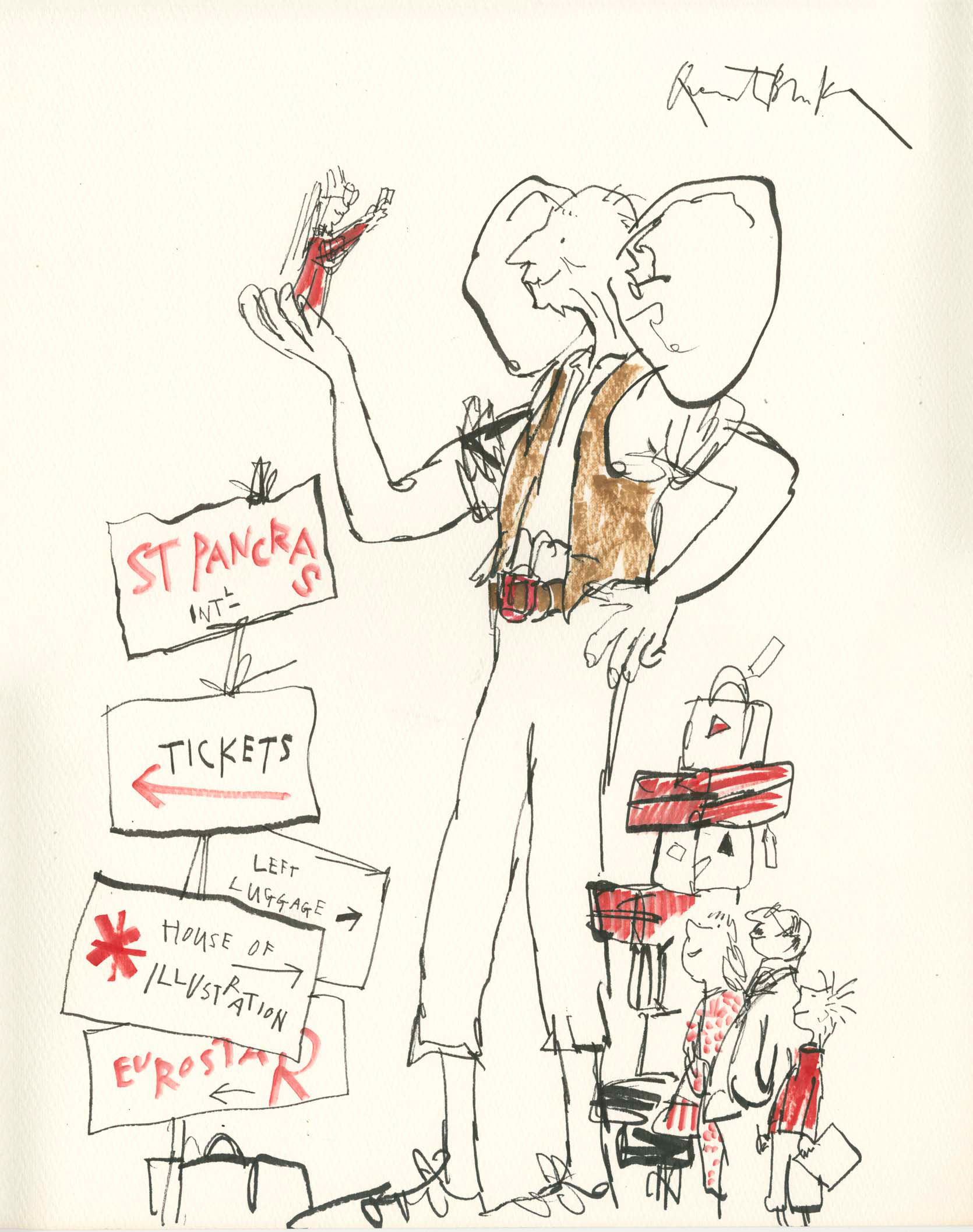 1670x2115 quentin blake has drawn a new bfg illustration - Bfg Drawing