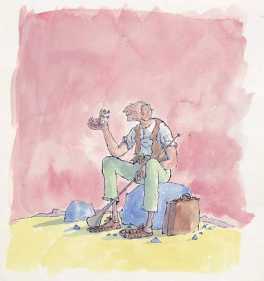 517x550 the bfg in pictures' quentin blake - Bfg Drawing