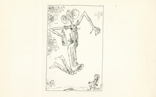 500x310 a bfg that might have been' the stray - Bfg Drawing