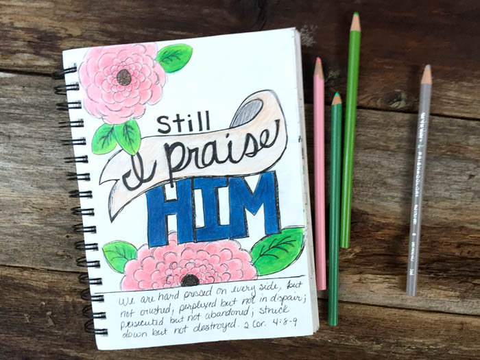 700x525 illustrated faith when you don't want to draw in a bible - Bible Verse Drawings