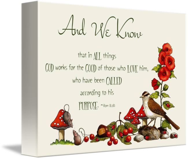 650x550 bible verse with drawings of bird, mice, toadstool - Bible Verse Drawings