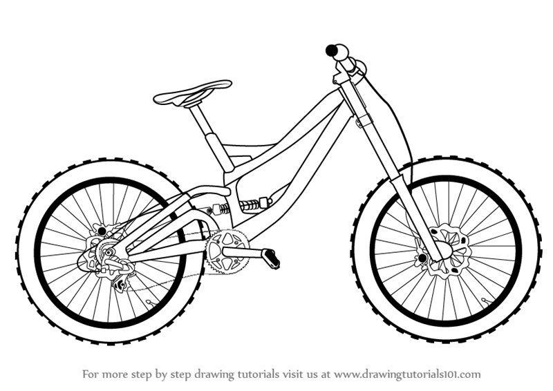 800x566 Learn How To Draw A Bicycle - Bicycle Drawing