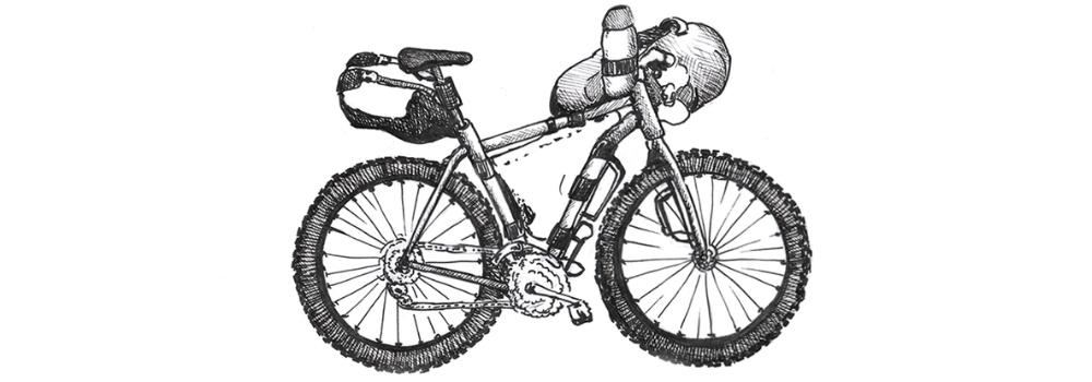 1000x350 bicycle touring how to start - Bicycle Drawing Images