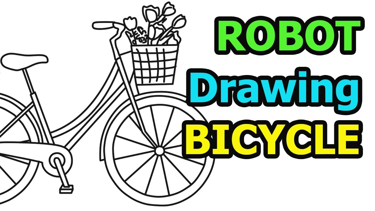 1280x720 How To Draw A Bicycle Quick Easy - Bicycle Line Drawing