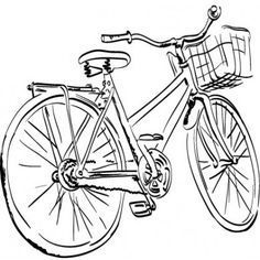 236x236 simple bicycle drawing related keywords suggestions - Bicycle Line Drawing