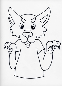 254x350 Big Bad Wolf - Big Bad Wolf Drawing