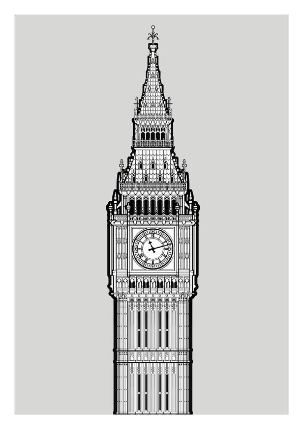 596x842 image result for big ben drawing resort drawings, building - Big Ben Drawing