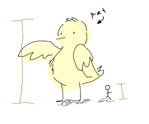 300x250 Fat Big Bird Drawing - Big Bird Drawing