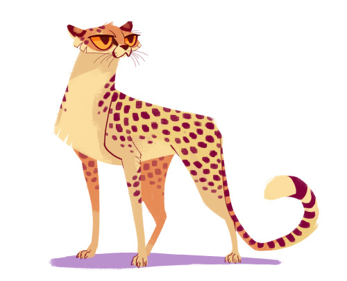 500x406 cat drawing cats sketch big cat cheetah character design daily cat - Big Cat Drawings
