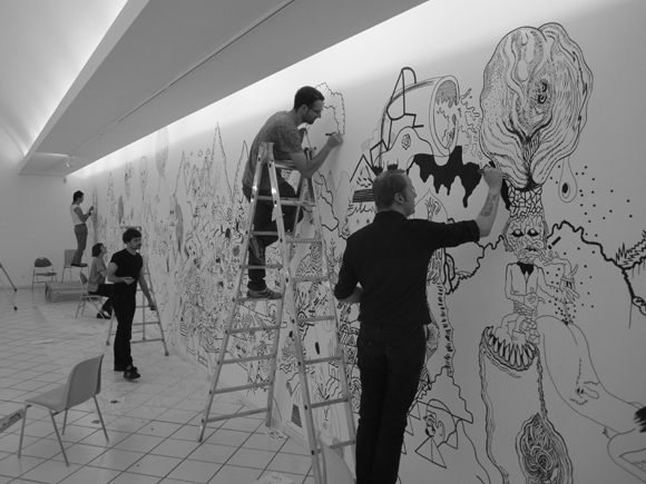 580x435 Drawing Big Sumi Ink Club Kcet - Big Drawing