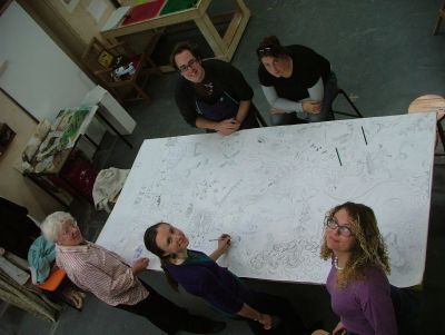 400x301 Drawing The Big Draw Monoprint - Big Drawing