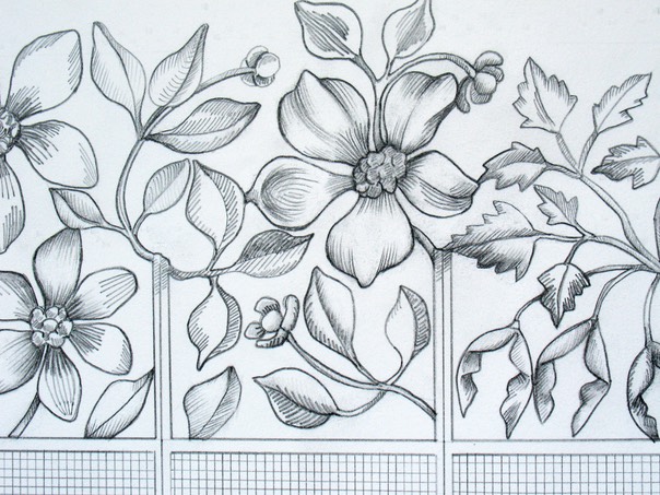 604x453 Big Flowers Design Whitesavage Lyle - Big Drawing