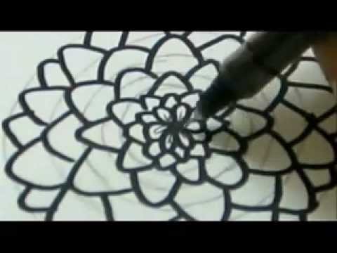 480x360 How To Draw A Flower - Big Flower Drawing