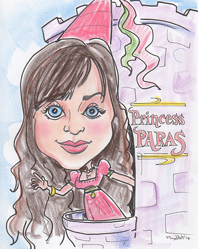 400x504 Caricature Drawings, Cartoon Style Portraits - Big Head Drawing