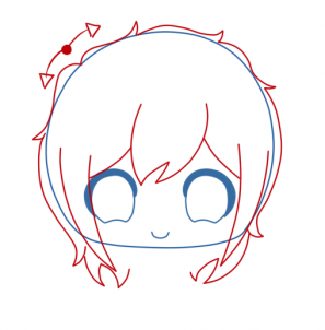 297x302 Adobe Illustrator - Big Head Drawing