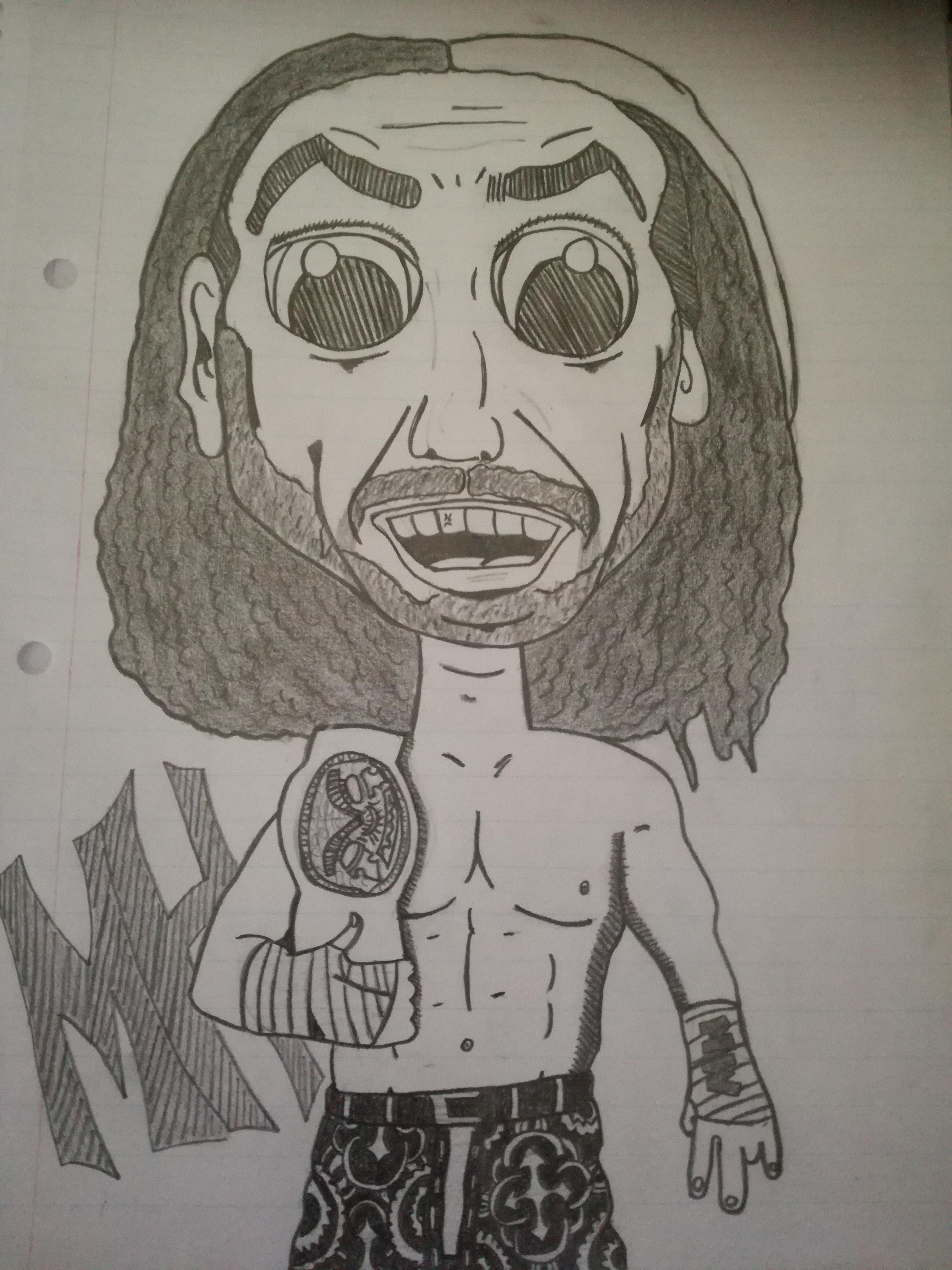 3120x4160 Big Head Matt Hardy Drawing Wwe - Big Head Drawing