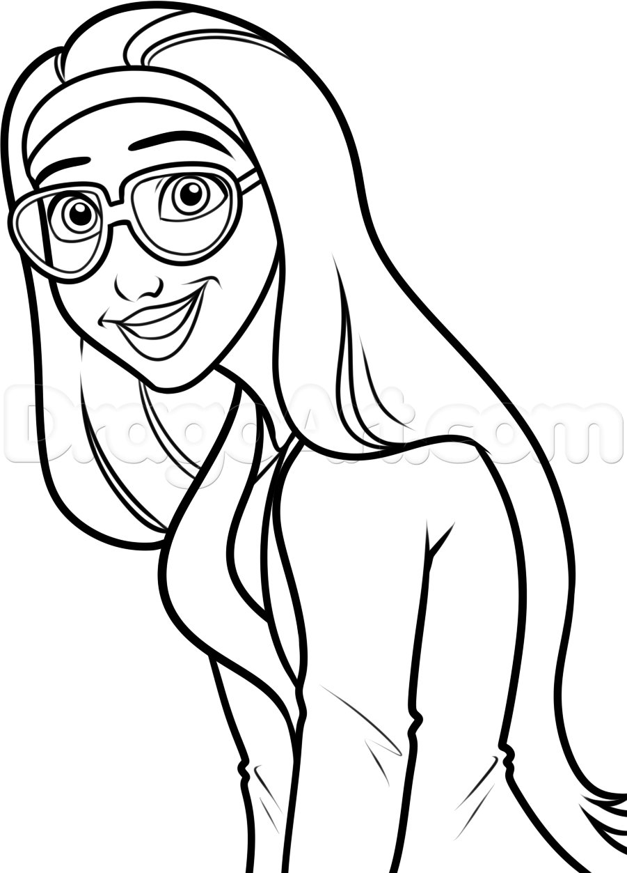901x1253 Step How To Draw Honey Lemon From Big Hero - Big Hero 6 Drawing